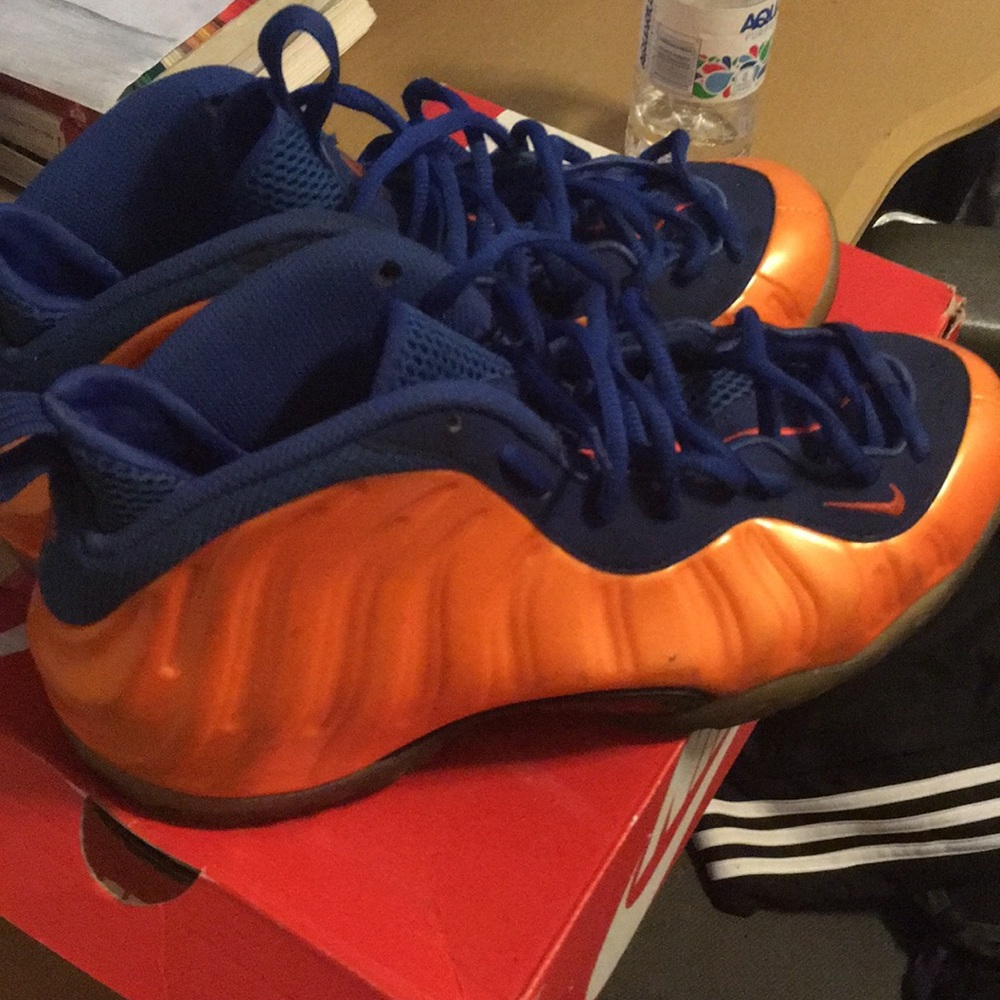 Orange Nike foams